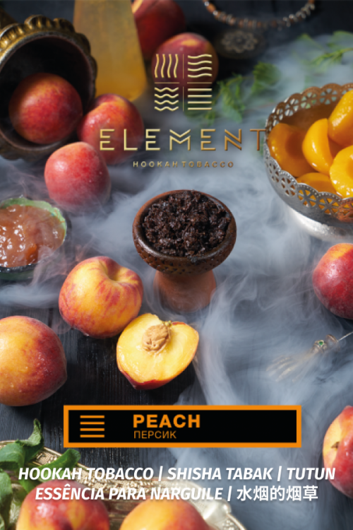 Element Water Tobacco 40 g Peach 