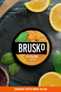 Tea blend Brusko 50 gr Orange with mint