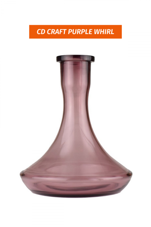 Vase (base) CD Craft Purple Whirl (Manganese)