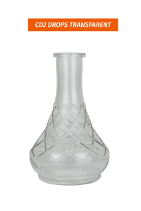 Vase (base) CD2 Drops Transparent