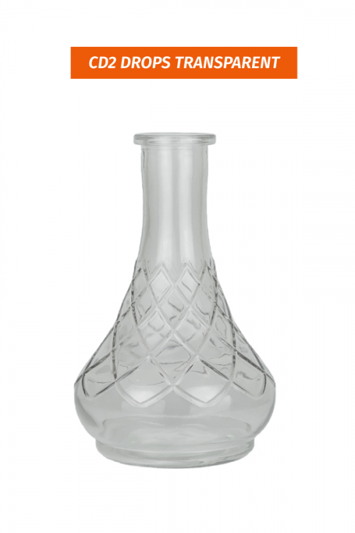Vase (base) CD2 Drops Transparent
