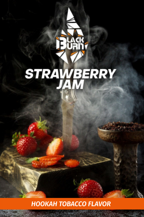 Black Burn Tobacco 200 gr Strawberry Jam