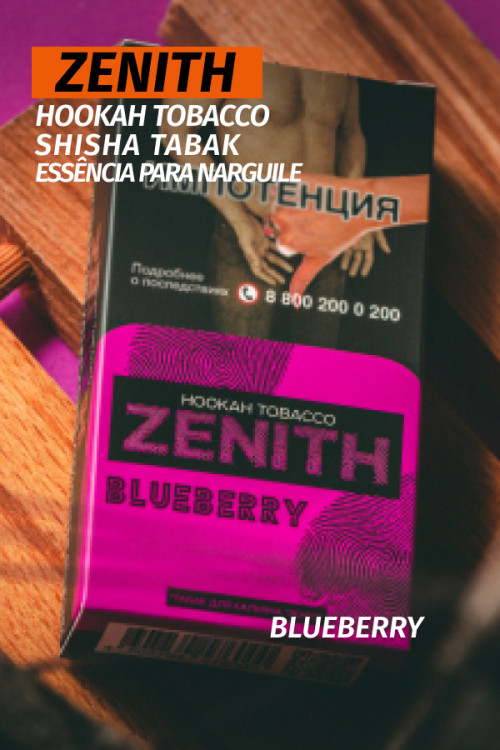 The Zenith tobacco 50 gr Blueberry