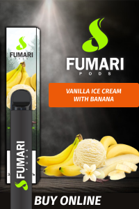Disposable Electronic Cigarette Fumari Vanilla Ice Cream with Banana 800