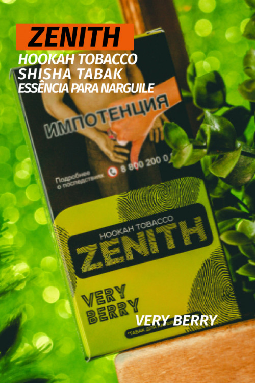 Zenith Tobacco 50 g very Berry (Berries, Lemon, lime)