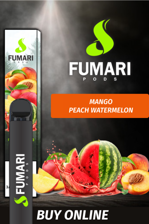 Disposable Electronic Cigarette Fumari Mango Peach Watermelon 800