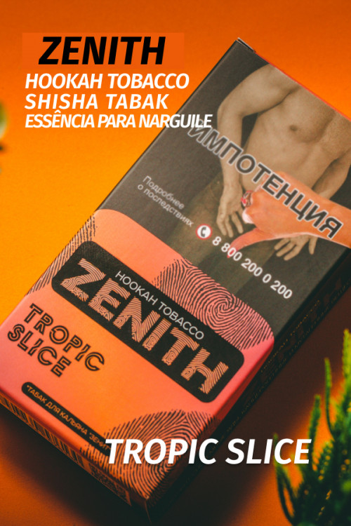 Zenith Tobacco Tropic 50 g Slice (Peach, Mango, Lychee)